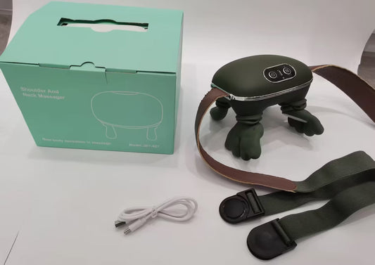 Electric Neck And Shoulder Muscle Massager Wireless Shoulder And Back Kneading