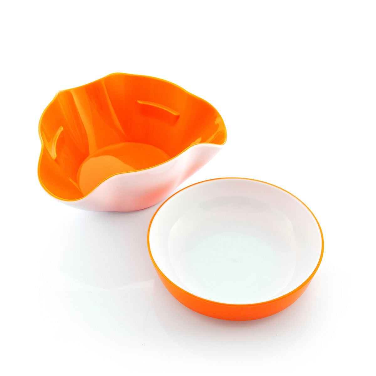 2-in-1 Snack Bowl with Dual Compartments – Perfect for Snacks & Dips