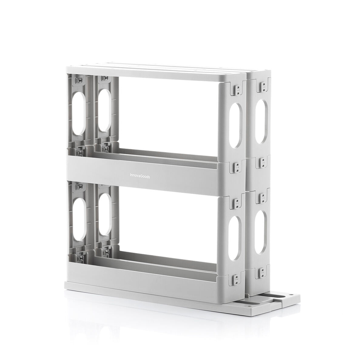 Sliding & Pivoting Spice Rack Organizer – Space-Saving Kitchen Storage