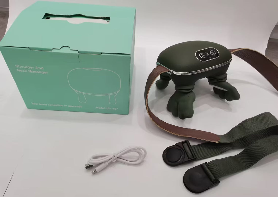 Electric Neck And Shoulder Muscle Massager Wireless Shoulder And Back Kneading