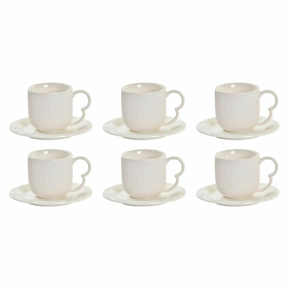 Piece Ceramic Cup & Plate Set with Stand – Elegant Home & Kitchen