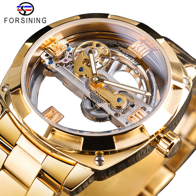 Men&amp;amp;amp;amp;#039;s Transparent Mechanical Watch (Waterproof)