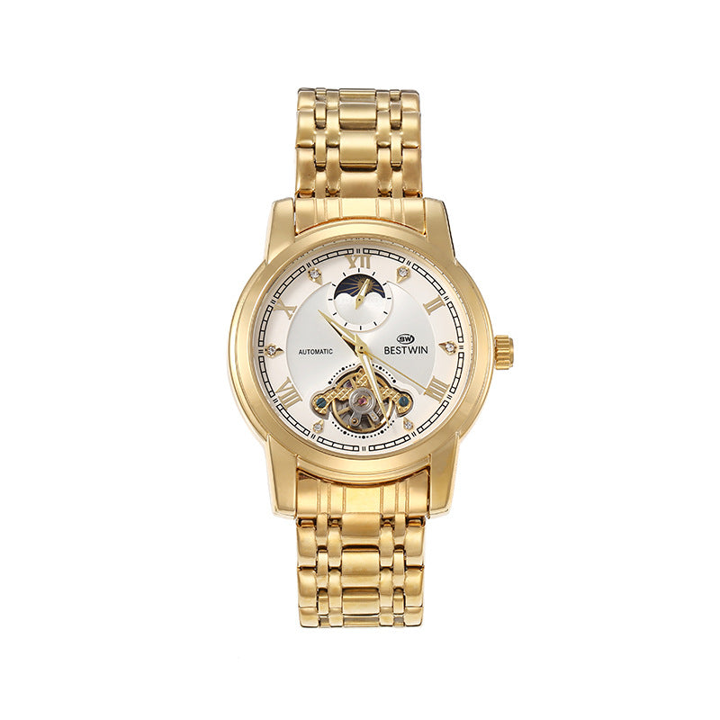 Doctor Tong BESTWIN  Classic Men&#039;s Watch Sun Moon Star Mechanical Watch Men&#039;s Watch