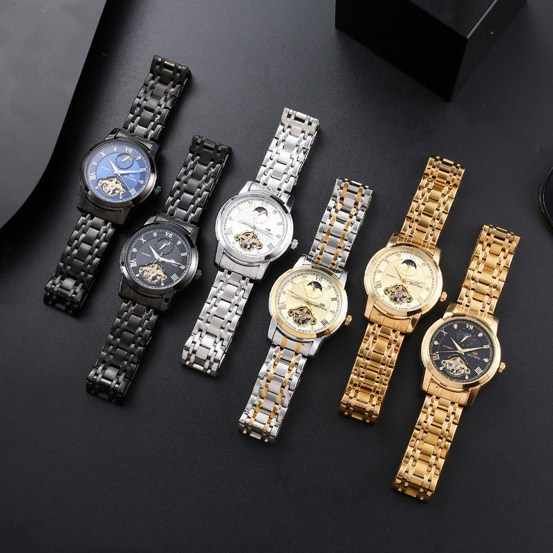 Doctor Tong BESTWIN  Classic Men&#039;s Watch Sun Moon Star Mechanical Watch Men&#039;s Watch
